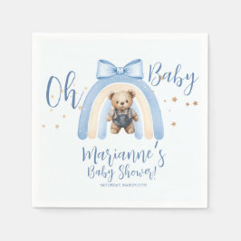 Bärchen-Overall für Jungen, lässige Babyparty  Serviette