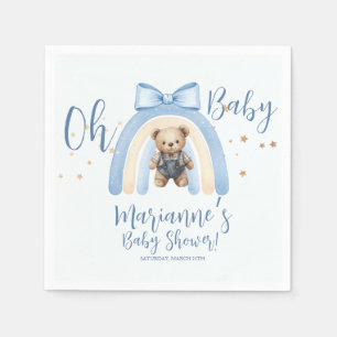 Bärchen-Overall für Jungen, lässige Babyparty Serviette