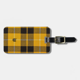 Barclay Dress Clan-Tartan mit Monogramm Gepäckanhänger