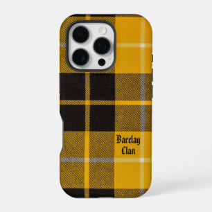 Barclay Dress Clan Tartan Mit Monogramm Namen iPhone 16 Pro Hülle