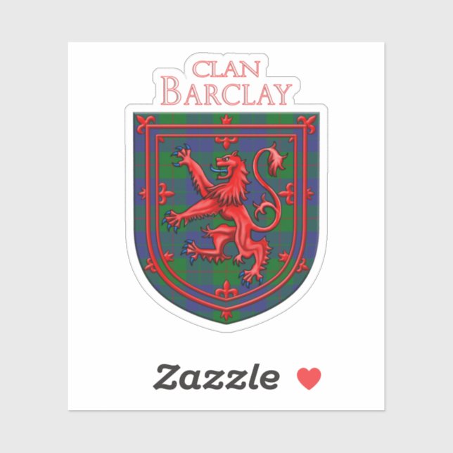 Barclay Hunting Tartan Scottish Kariert Aufkleber (Blatt)