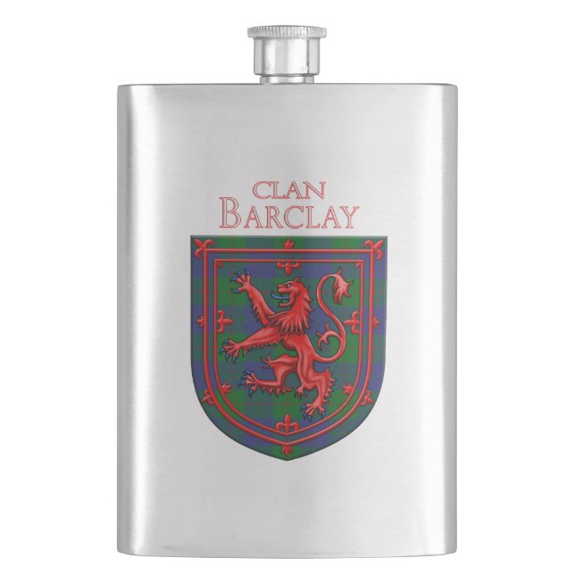 Barclay Hunting Tartan Scottish Kariert Flachmann (Vorderseite)