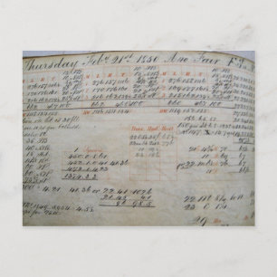 Barclay Perkins 1850 FSt log Postkarte