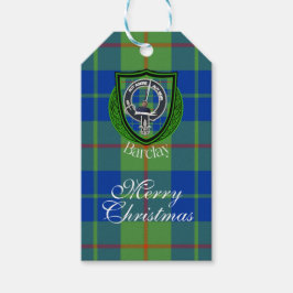 Barclay schottischer Clan-Tartan und -Wappen Geschenkanhänger