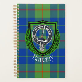 Barclay-Schottischer-Clan-Tartan & -Wappen Planer