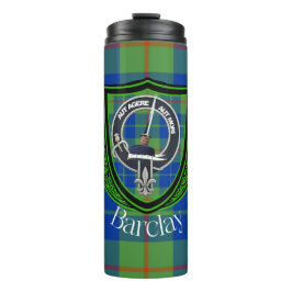 Barclay Schottischer Clan Tartan & Wappen Thermosbecher