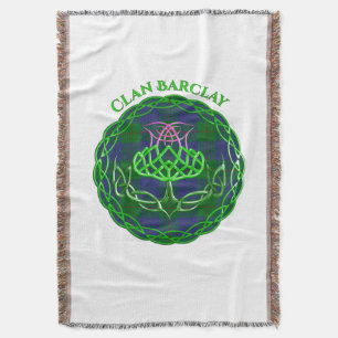 Barclay Scottish Tartan Celtic Thistle Decke
