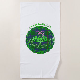 Barclay Scottish Tartan Celtic Thistle Strandtuch