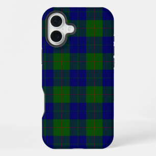 Barclay-Tartan blau grün kariert iPhone 16 Plus Hülle
