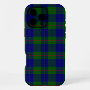 Barclay-Tartan blau grün kariert iPhone 16 Pro Max Hülle