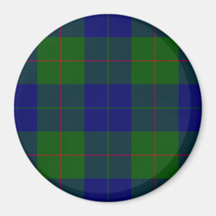 Barclay Tartan Blau grün kariert Magnet