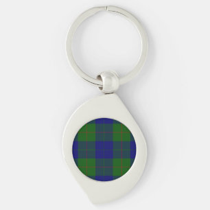 Barclay-Tartan blau grün kariert Schlüsselanhänger