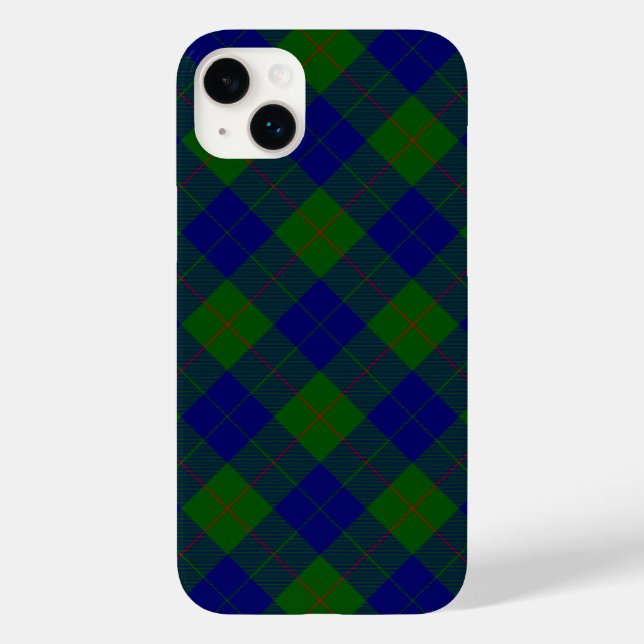 Barclay Tartan Blau kariert Case-Mate iPhone Hülle (Rückseite)