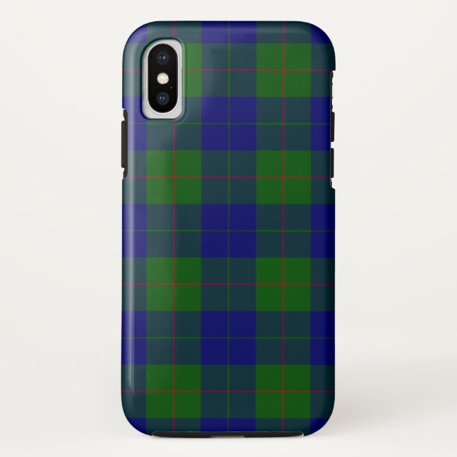 Barclay Tartan Blau kariert Case-Mate iPhone Hülle (Rückseite)