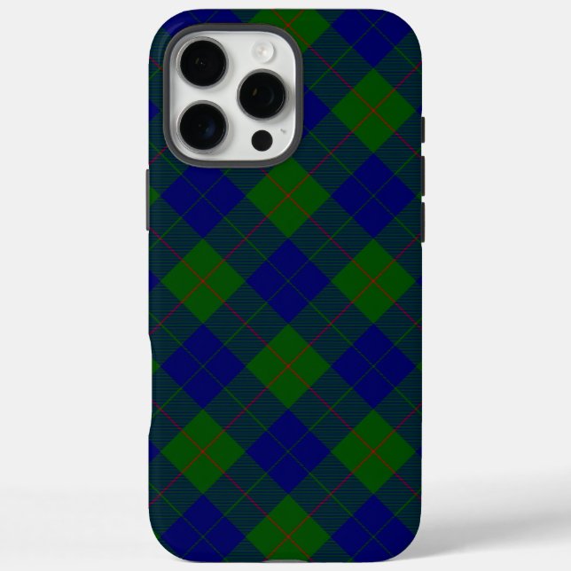 Barclay Tartan Blau kariert Case-Mate iPhone Hülle (Rückseite)
