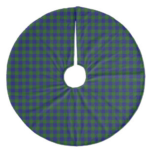 Barclay Tartan Blau kariert Fleece Weihnachtsbaumdecke