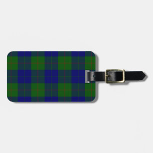 Barclay Tartan Blau kariert Gepäckanhänger