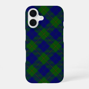 Barclay Tartan Blau kariert iPhone 16 Hülle