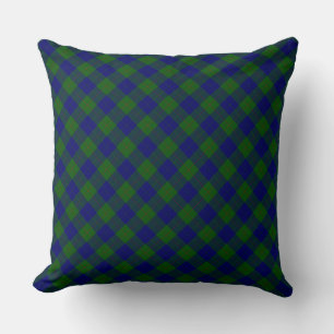 Barclay Tartan Blau kariert Kissen