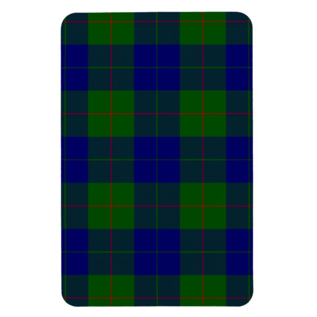 Barclay Tartan Blau kariert Magnet (Vertikal)