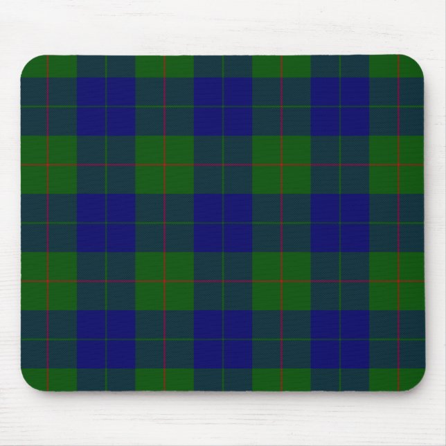 Barclay Tartan Blau kariert Mousepad (Vorne)