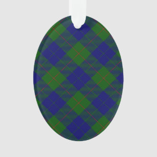 Barclay Tartan Blau kariert Ornament