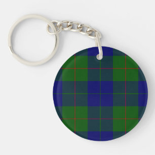 Barclay Tartan Blau kariert Schlüsselanhänger