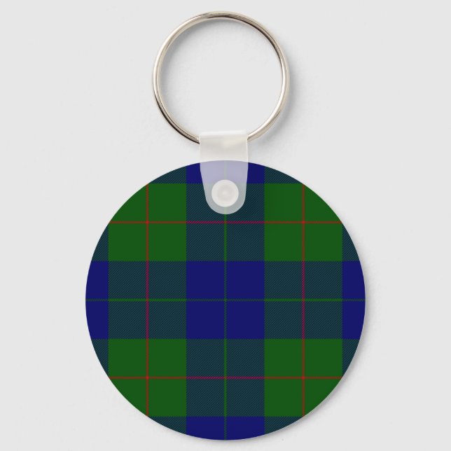 Barclay Tartan Blau kariert Schlüsselanhänger (Vorderseite)