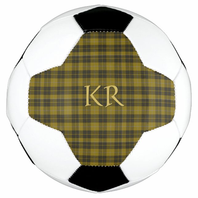 Barclay Tartan mit Ihren Initialen, schottisch Kar Fußball (Vorderseite)