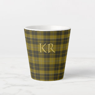 Barclay Tartan mit Ihren Initialen, schottisch Kar Milchtasse