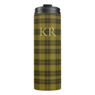 Barclay Tartan mit Ihren Initialen, schottisch Kar Thermosbecher