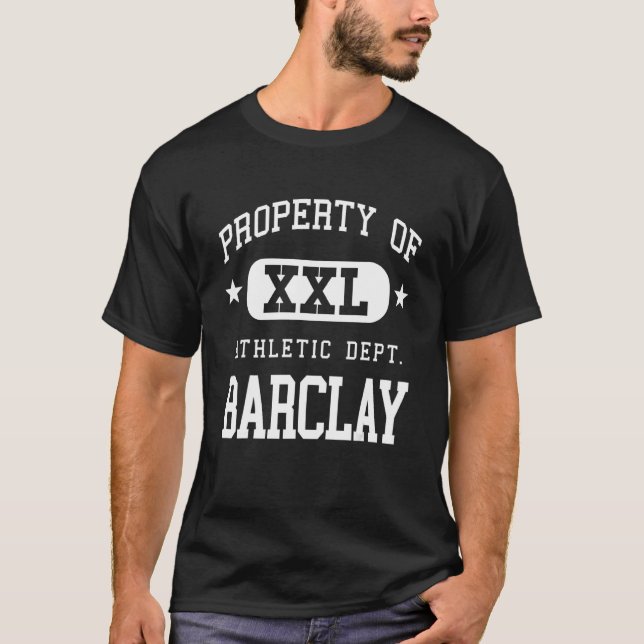 Barclay XXL Athletic School Property T-Shirt (Vorderseite)