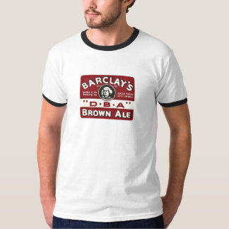 Barclays Ale-Vintages Bier-Aufkleber-Shirt DBA T-Shirt