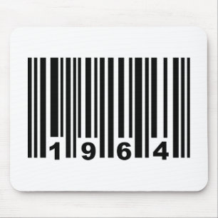 Barcode 1964 mousepad
