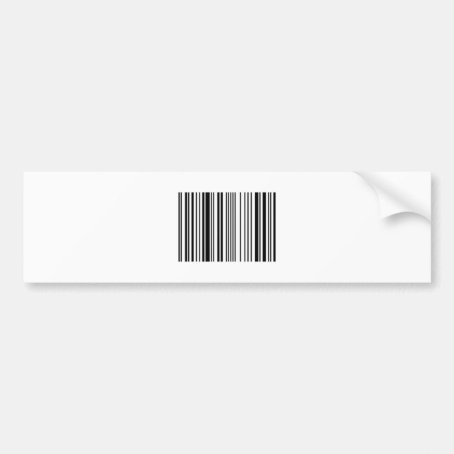 Barcode Autoaufkleber (Vorne)