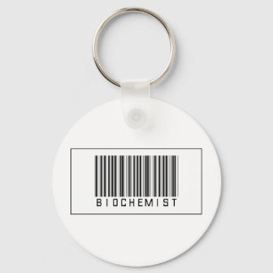 Barcode-Biochemiker Schlüsselanhänger