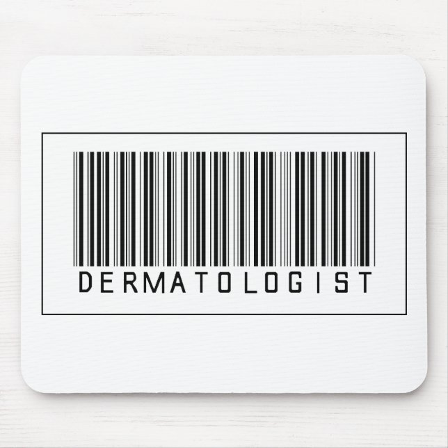 Barcode-Dermatologe Mousepad (Vorne)