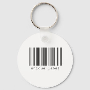 Barcode - einzigartiger Aufkleber Schlüsselanhänger
