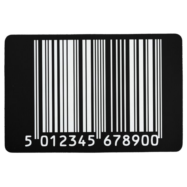Barcode entworfen bodenmatte (Vorderseite)