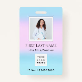 Barcode Foto Chirurgische Krankenschwester Ärztin  Ausweis