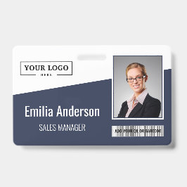 Barcode-Foto für kundenspezifische Firmenlogos - M Ausweis