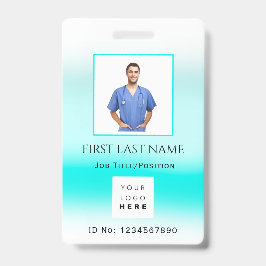 Barcode Foto ID Number Health Care Nurse Doctor Ausweis