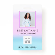 Barcode Foto Nurse Doctor Health Care ID Rosa