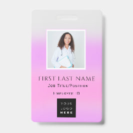 Barcode Foto Ombre ID Health Care Doctor Nurse Ausweis