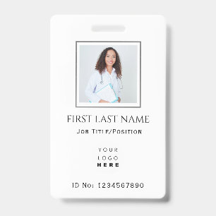 Barcode Foto Therapeut Krankenschwester Arzt Gesun Ausweis