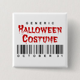Barcode Generic Halloween Costume Button