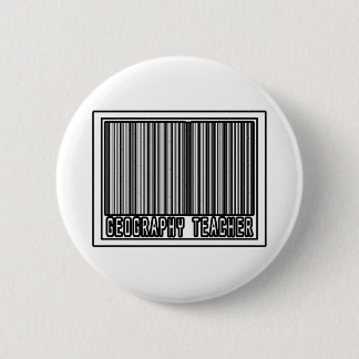 Barcode Geography Lehrer Button