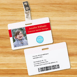 Barcode-ID für das Foto des benutzerdefinierten Mi Ausweis