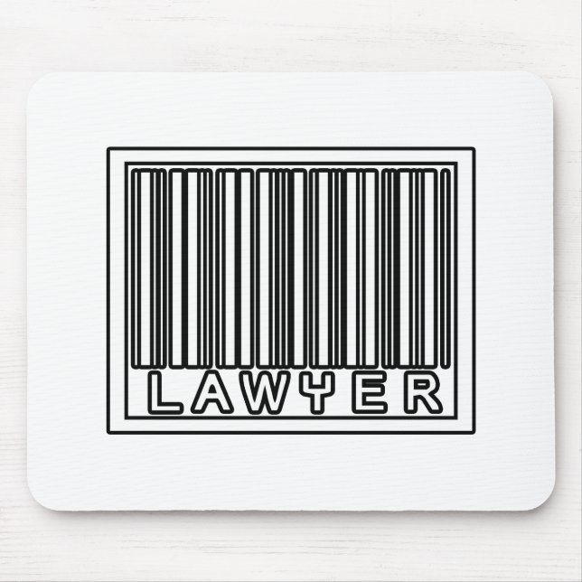 Barcode Lawyer Mousepad (Vorne)