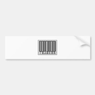 Barcode-Lehrer Autoaufkleber